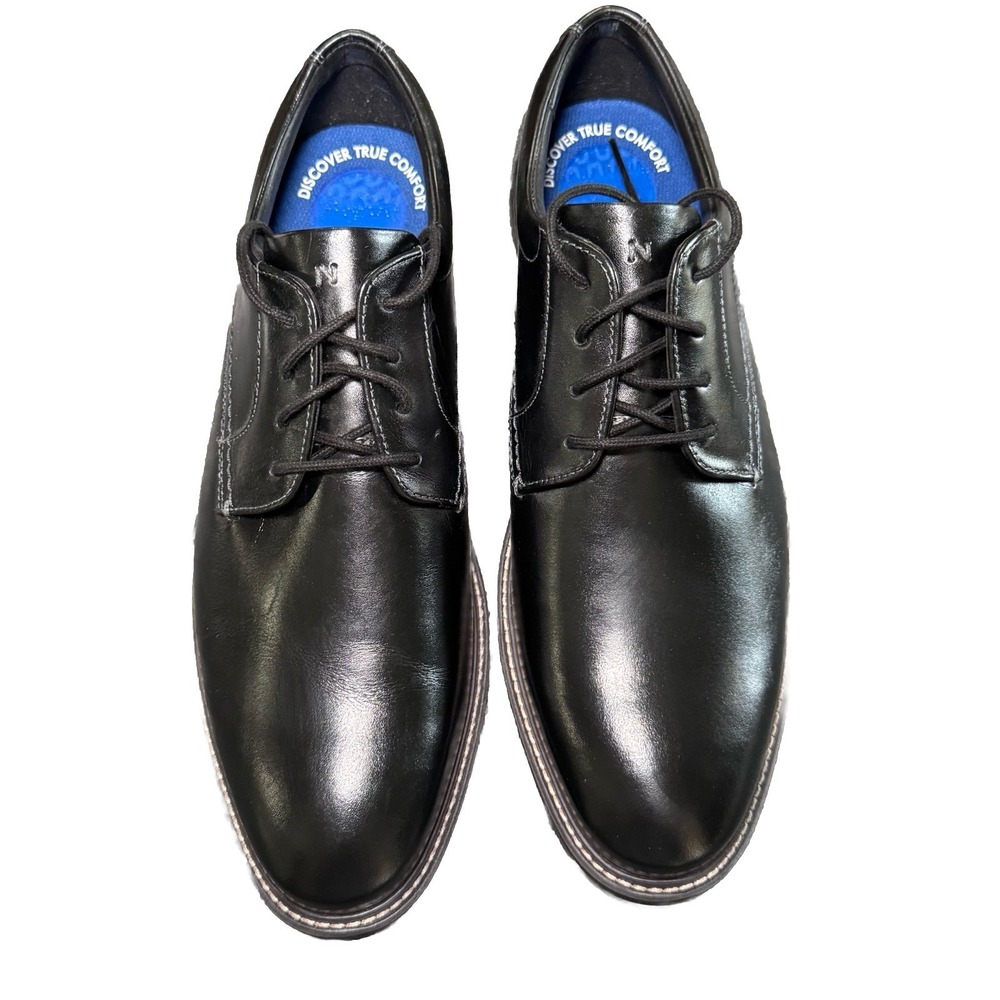 Nunn Bush Cap Toe Oxford Mens Black Lace Up Dress Shoes Size 11.5